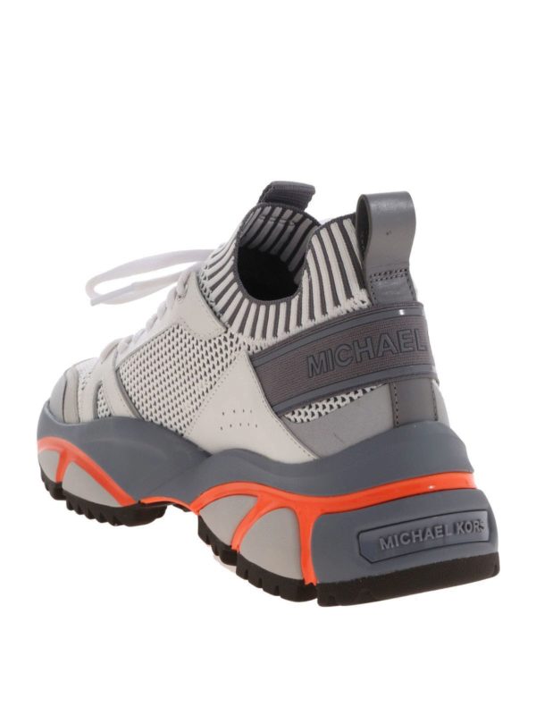 Lucas sneakers in gray and white shop online: MICHAEL KORS