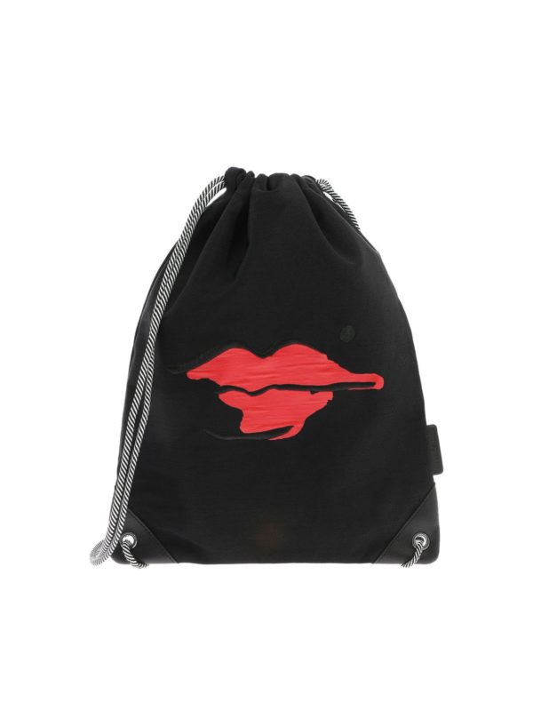 Lulu Guinness: backpacks - Delphine Beauty Spot Bag in black