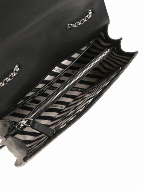 Lulu Guinness buy online Black and white Isabella bag