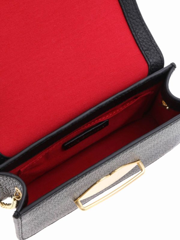 Lulu Guinness buy online Borsa Polly in pelle nera