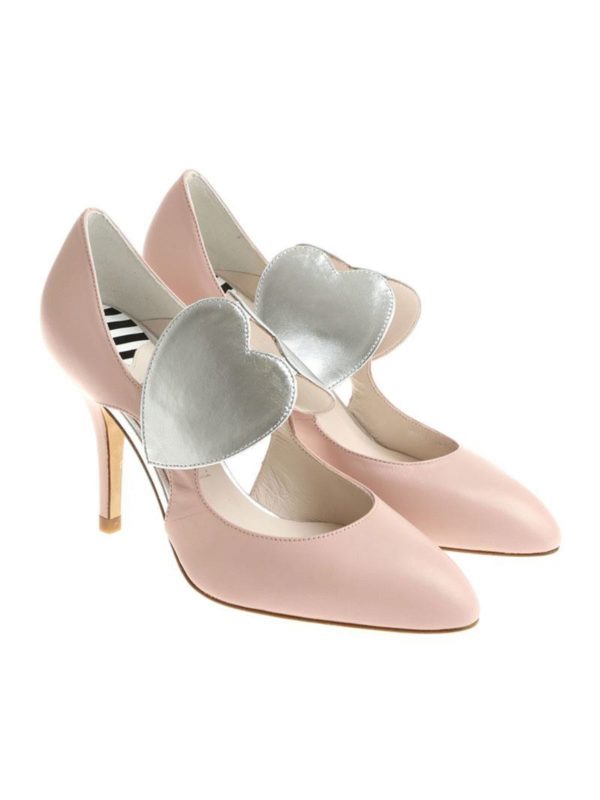 Lulu Guinness: court shoes - Pink pumps with side cut-outs