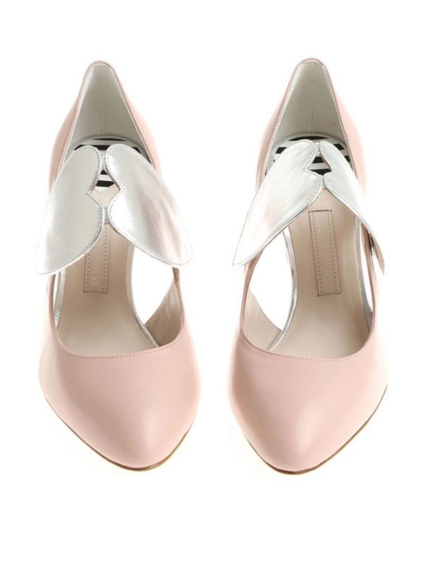 Lulu Guinness: court shoes online - Pink pumps with side cut-outs