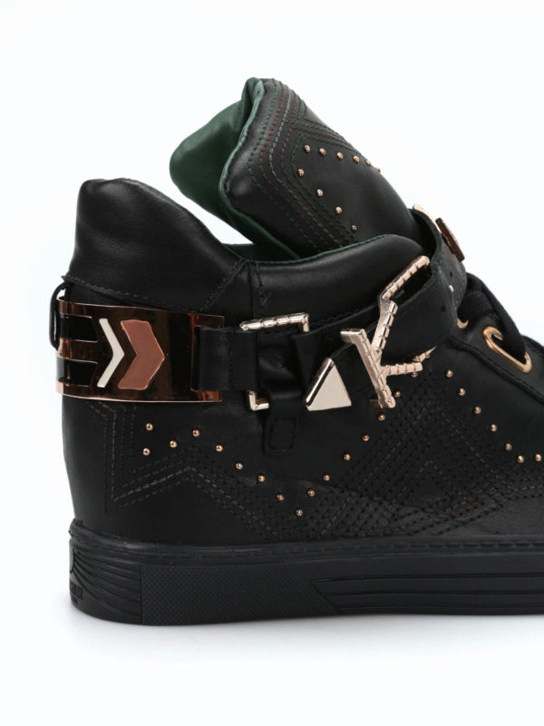 Lunar high-top leather sneakers shop online: IVY KIRZHNER