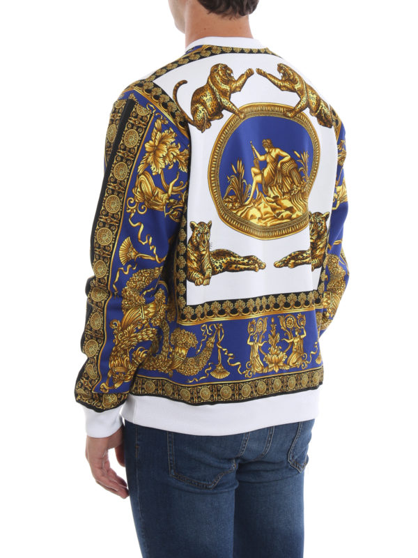 Sweatshirt - Blau shop online: VERSACE