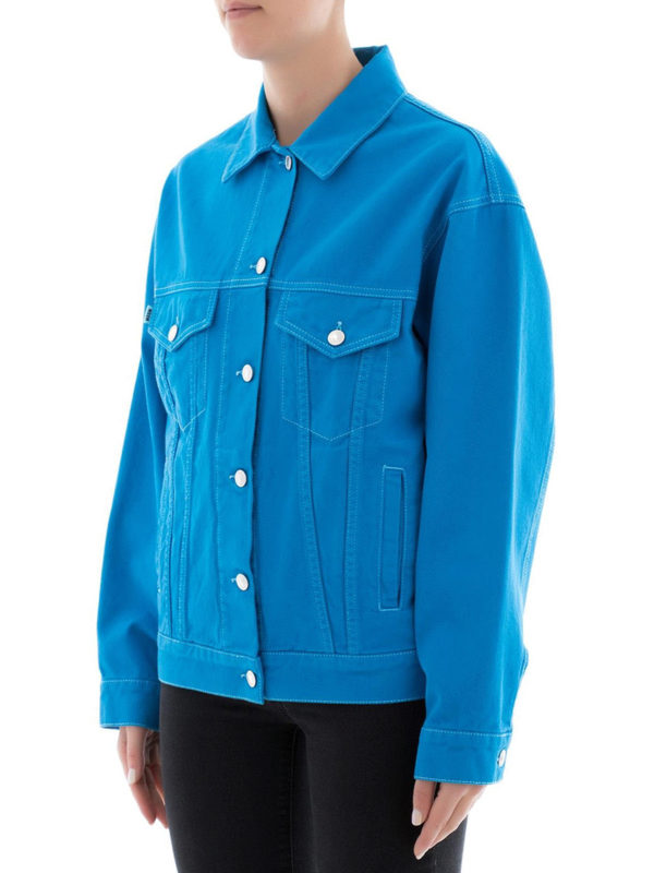 M college patch denim jacket shop online: m.s.g.m.