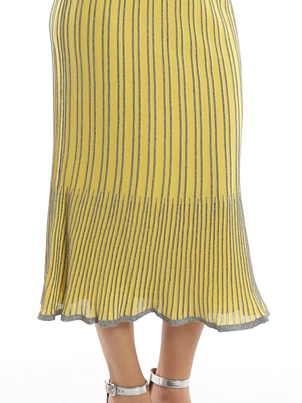 M MISSONI buy online Striped lurex-knit skirt