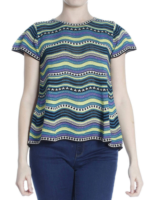 M MISSONI: t-shirts online - Wave pattern T-shirt