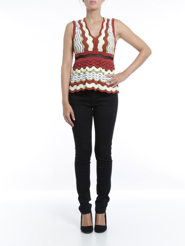 M MISSONI: Tops & Tank tops online - Wave pattern top