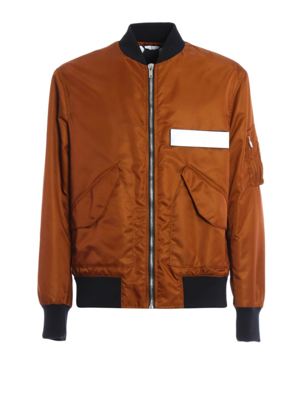 m.s.g.m.: Bomberjacken - Bomberjacke Fur Herren - Braun