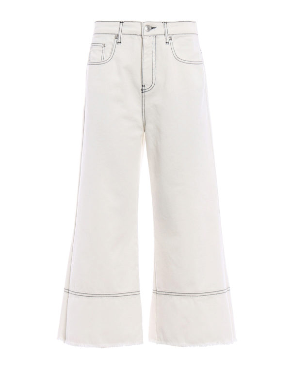 m.s.g.m.: Boyfriend - Jeans in cotone a gamba larga