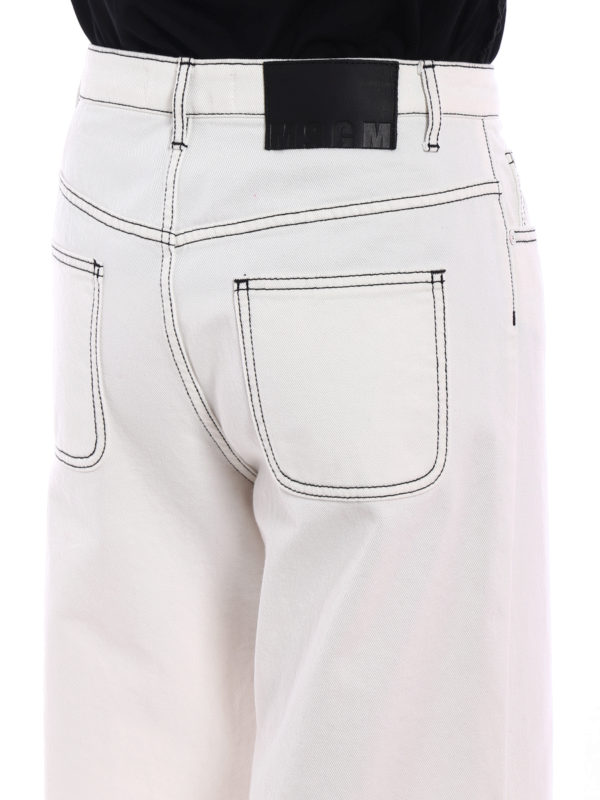 m.s.g.m. buy online Jeans in cotone a gamba larga