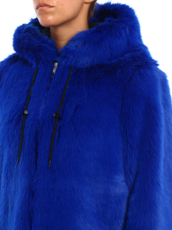 m.s.g.m. buy online Abrigo De Piel - Azul