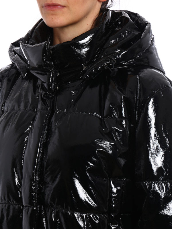 m.s.g.m. buy online Glossy hooded puffer jacket