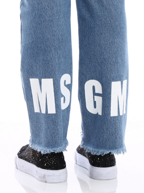 m.s.g.m. buy online Jean Droit - Clair Délavé