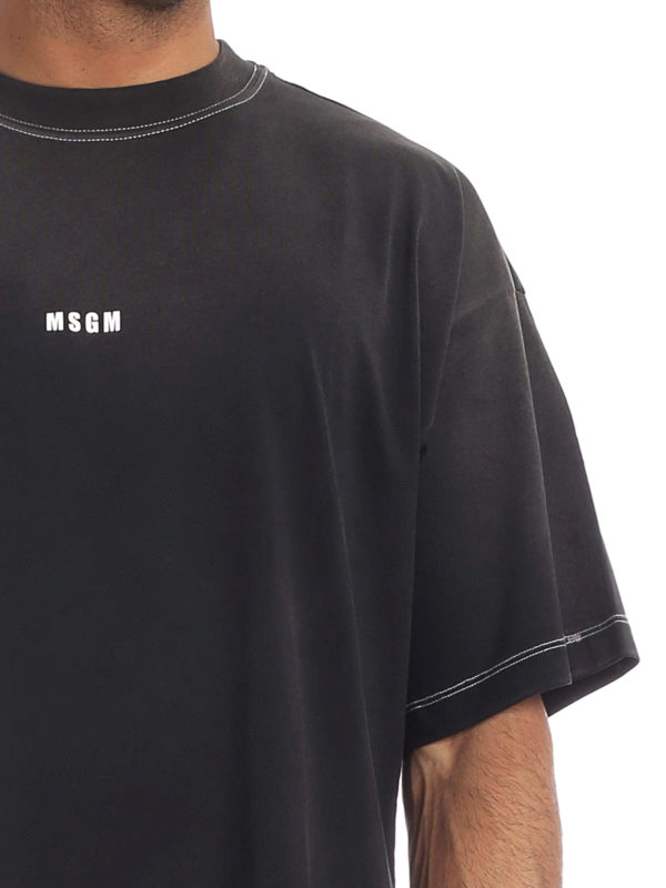 m.s.g.m. buy online Used effect T-shirt