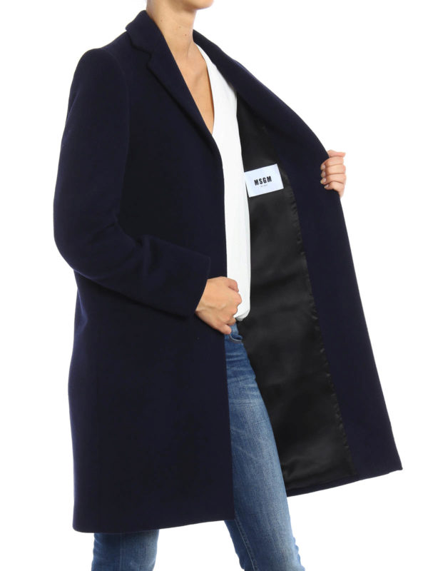 m.s.g.m. buy online 膝丈コート レディース - ブルー