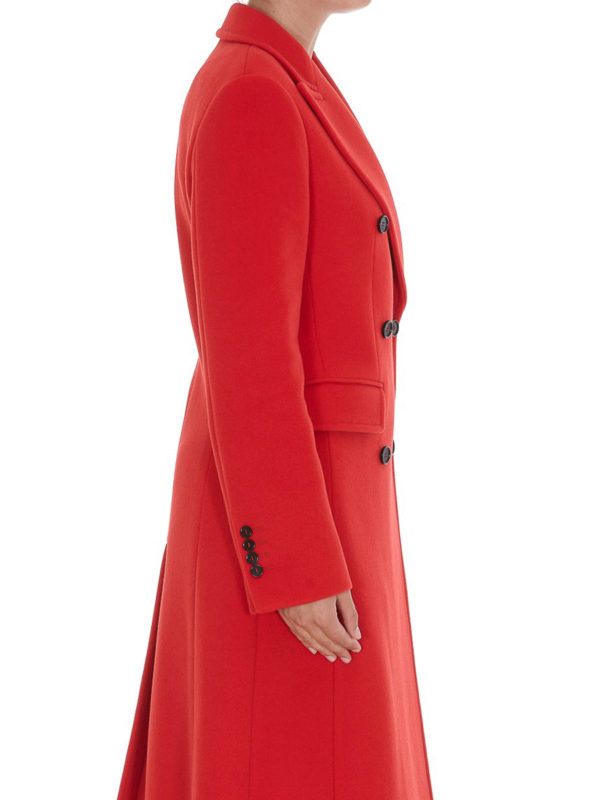 m.s.g.m. buy online Langer Mantel - Rot