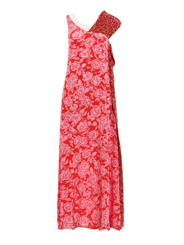 m.s.g.m.: maxi dresses - Multi-printed maxi dress