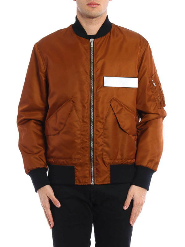 m.s.g.m.: Bomberjacken online - Bomberjacke Fur Herren - Braun