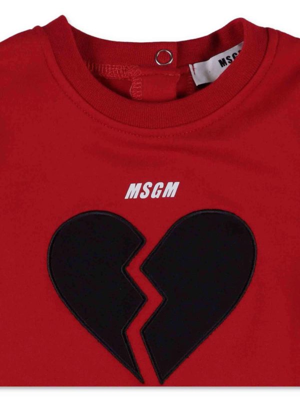 m.s.g.m.: dresses online - Broken heart dress in red