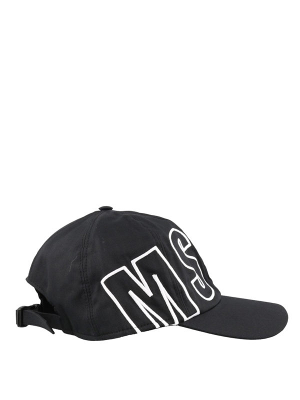 m.s.g.m.: hats & caps online - Logo embroidery black cap