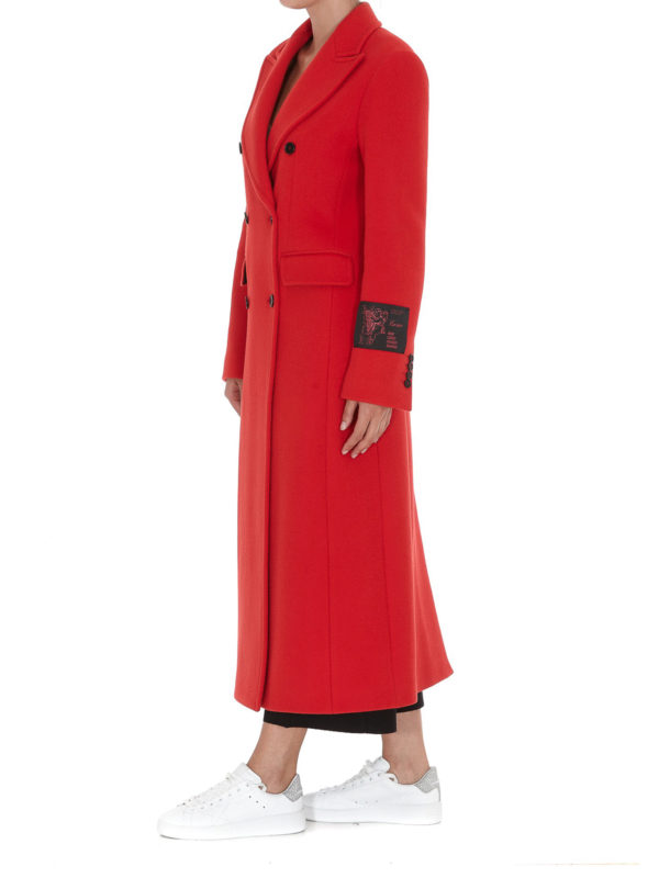 m.s.g.m.: Lange Mäntel online - Langer Mantel - Rot