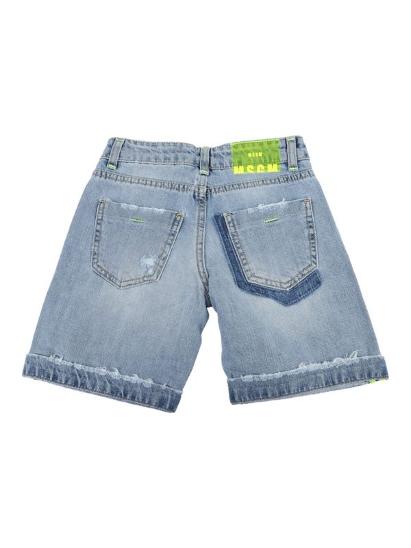 m.s.g.m.: Shorts online - Short - Clair Délavé