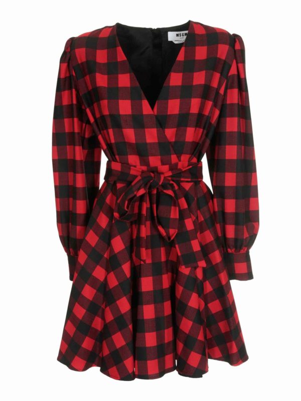 m.s.g.m.: Robes courtes - Robe Courte - Rouge