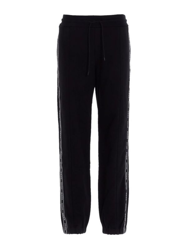 m.s.g.m.: tracksuit bottoms - Logo band cotton track pants