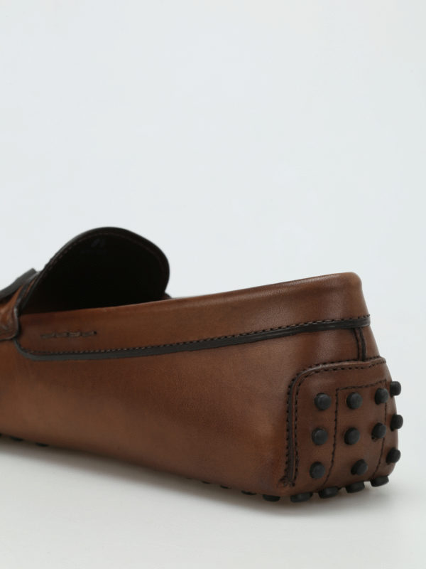 Macro Clamp Country leather loafers shop online: TOD