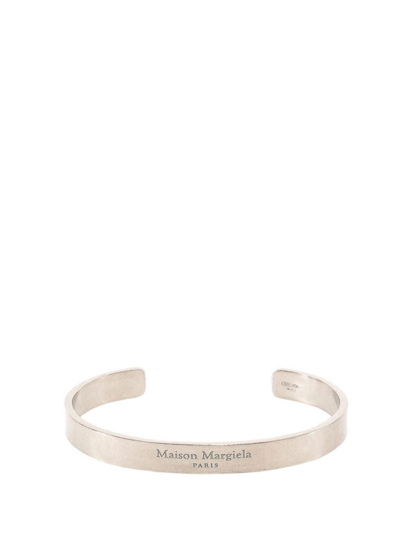 Maison Margiela: Bracelets & Bangles - Logo engraved bracelet