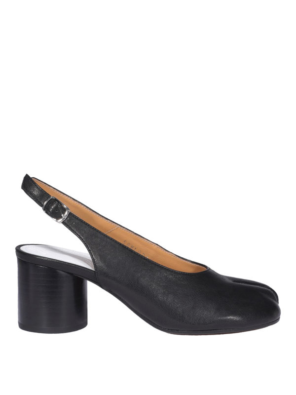 Maison Margiela: court shoes - Tabi slingback pumps