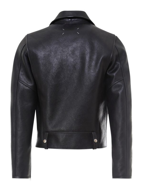 Maison Margiela: レザージャケット online - レザージャケット - 黒