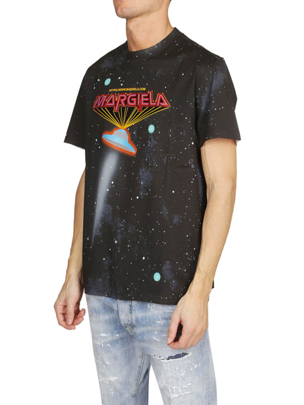 MARGIELA 宇宙柄 Tシャツ Maison Margiela Galaxy motif cotton T-shirt|S50GC0536S22816100