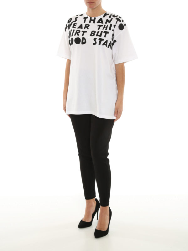 Maison Margiela: T-shirts online - T-Shirt - Blanc