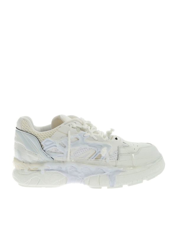 Maison Margiela: trainers - Fusion Low-top sneakers in white