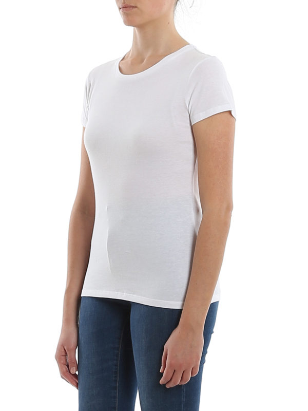 Majestic Filatures buy online T-shirt classica in jersey di cotone