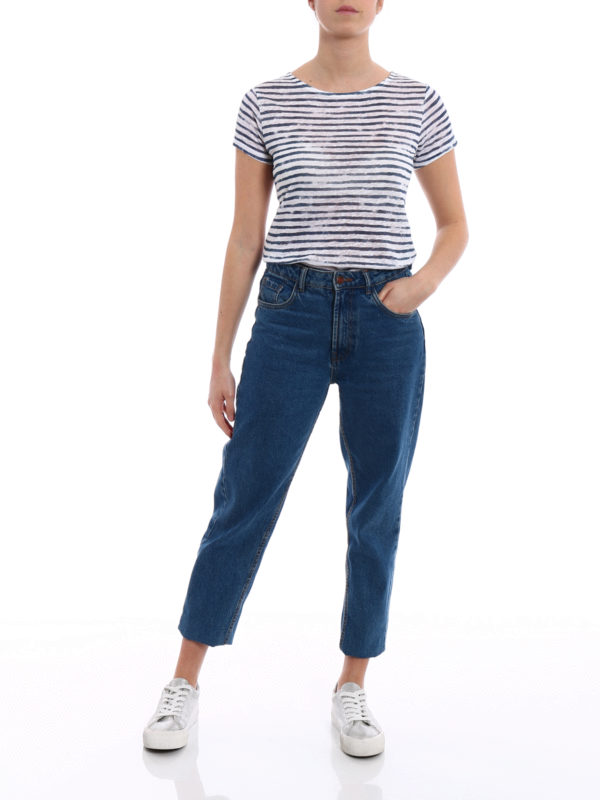 Majestic Filatures: T-shirts online - T-Shirt - Gemustert