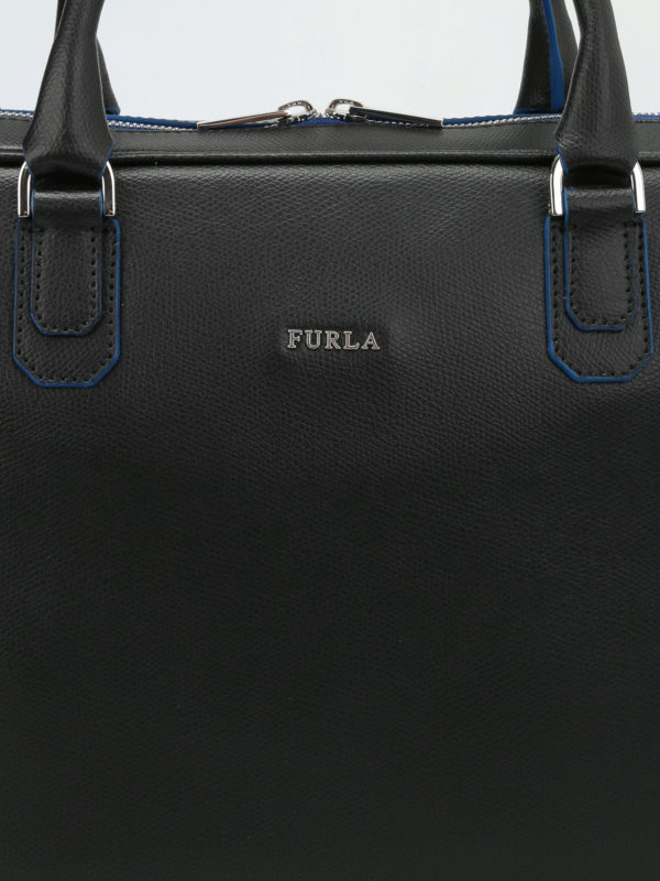 Man Argo briefcase shop online: FURLA