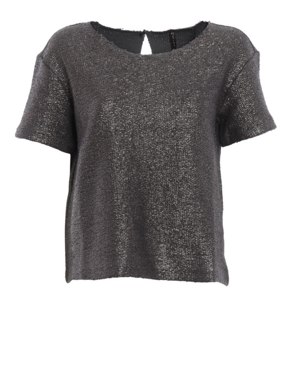 MANILA GRACE: t-shirts - Laminate cotton T-shirt
