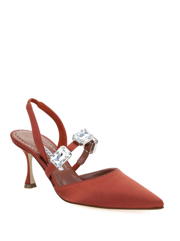 MANOLO BLAHNIK: court shoes online - Fudana slingback