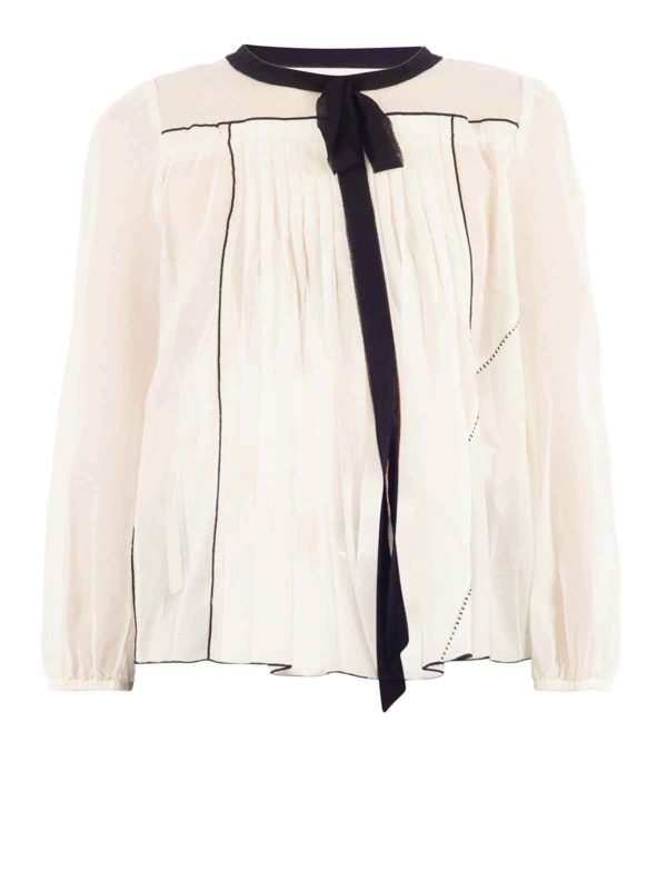 MARC JACOBS: Blusen - Bluse - Weiß