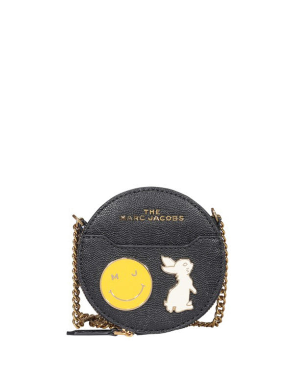 MARC JACOBS: cross body bags - Circle bag with metal applications