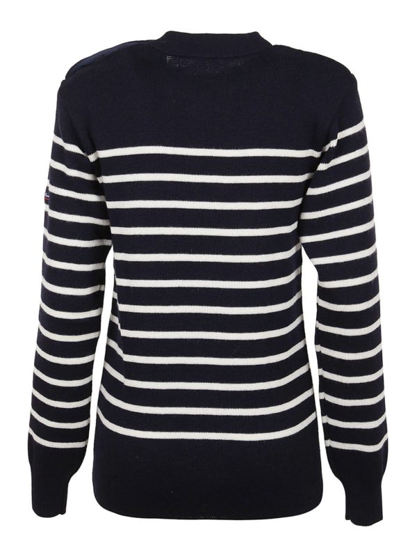 MARC JACOBS: Strickpullover mit Rundhalsausschnitt online - Rundhalspullover - Dunkelblau