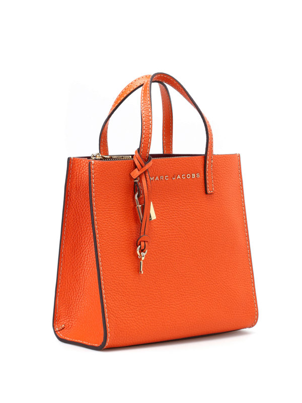 MARC JACOBS: cross body bags online - Mini Grind mandarin leather bag