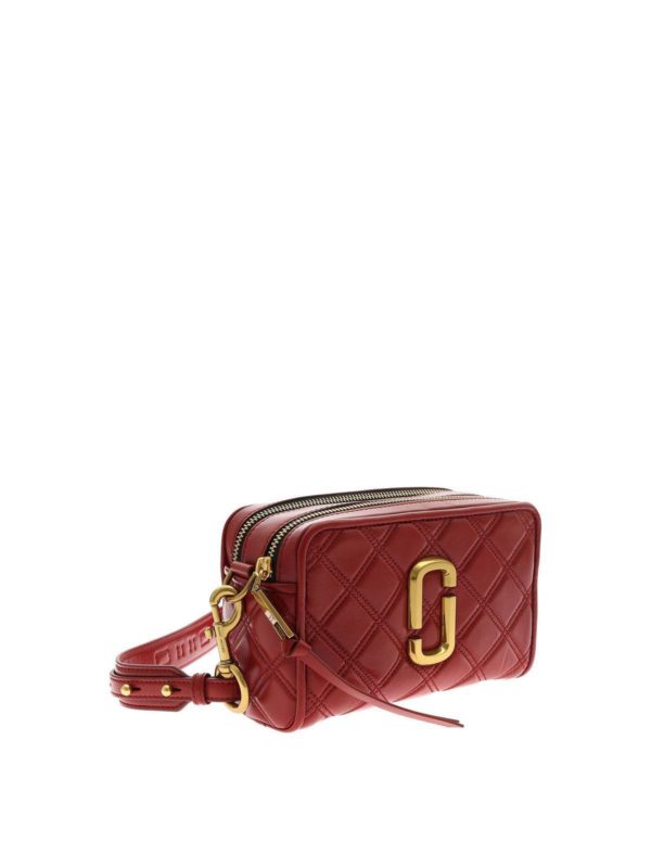MARC JACOBS: cross body bags online - The Quilted Softshot 21 bag in red