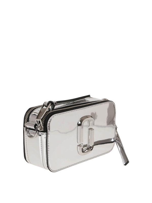 Marc Jacobs The Patent Leather Snapshot Bag in Black