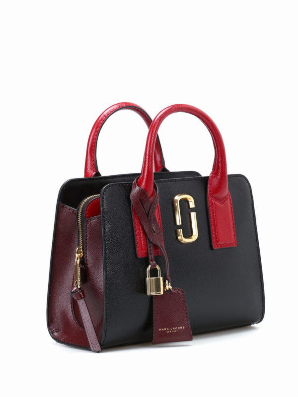 Marc Jacobs Black And Red Little Big Shot Bag