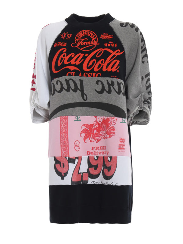MARC JACOBS: Sweatshirts & Sweaters - Coca-Cola® patchwork long sweatshirt