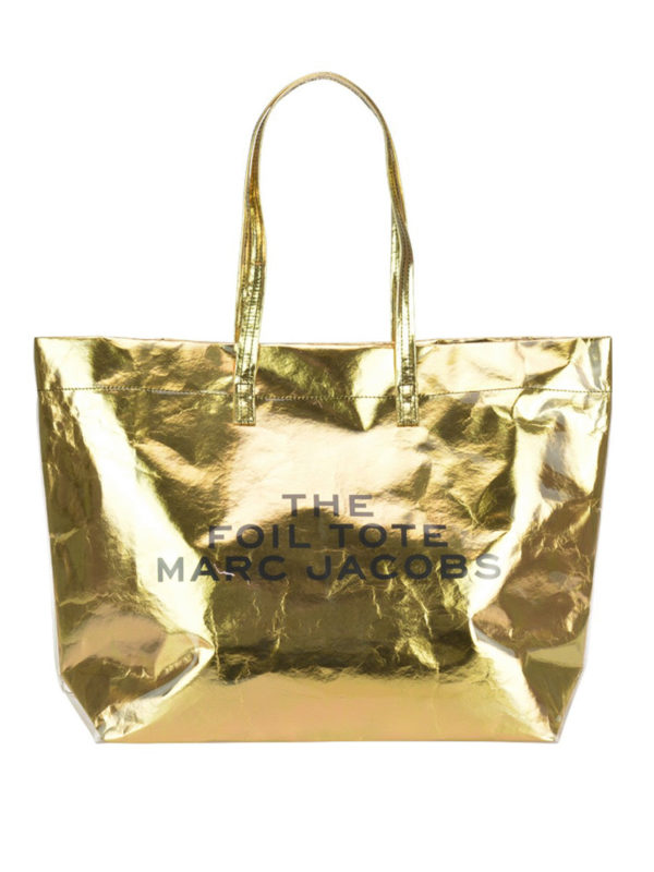 Totes bags Marc Jacobs The Foil gold tone tech fabric tote bag M0014874710